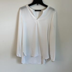 Zara White Blouse